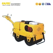 Rouleau de route vibratoire double tambour